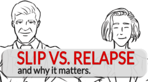 addicts relapse slip vs. relapse